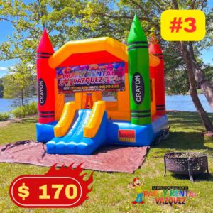 Crayon-bounce-houses