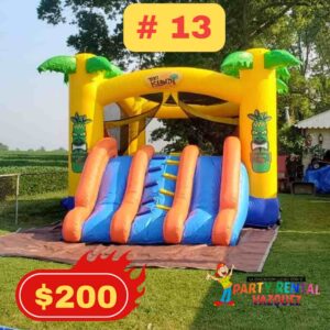 Tiki-island-combo-bounce-house