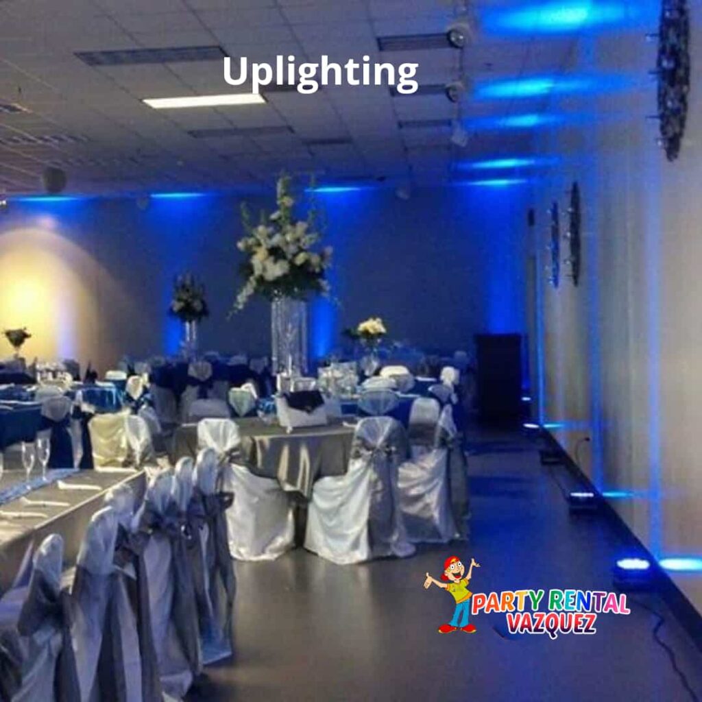 uplighting blue
